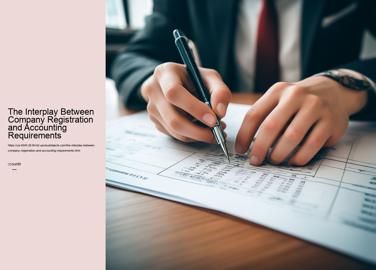 The Interplay Between Company Registration and Accounting Requirements